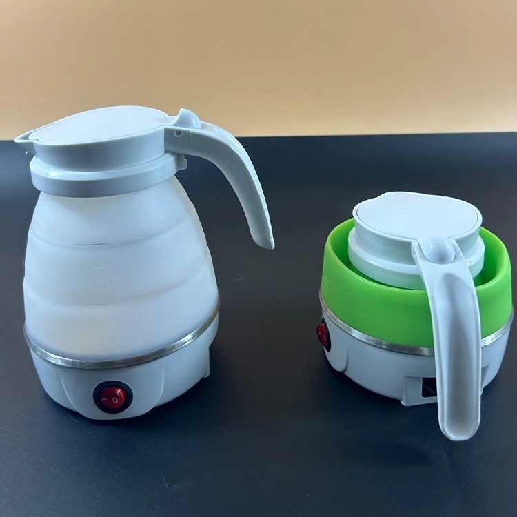 Folding Kettle 600ml Mini Stainless Steel Adjustable Temperature Travel Electric Kettle Coffee