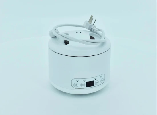 Mini cuociriso intelligente di nuovo design Sy-20yj01, controllo meccanico, funzione di bollitura e mantenimento in caldo, coperchio aperto con un pulsante con maniglia, 2 litri, per 3-4 persone