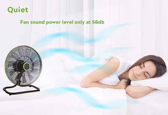 Ventilatore da pavimento con motore BLDC elettrico portatile a basso rumore economico all'ingrosso